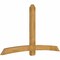 Ekena Millwork Bellingham Rough Sawn Timber Gable Bracket, Western Red Cedar, 96"W x 56"H x 4"D x 6"F, 14/12 Pitch GBW096X56X0406BEL00RWR - alternate 3